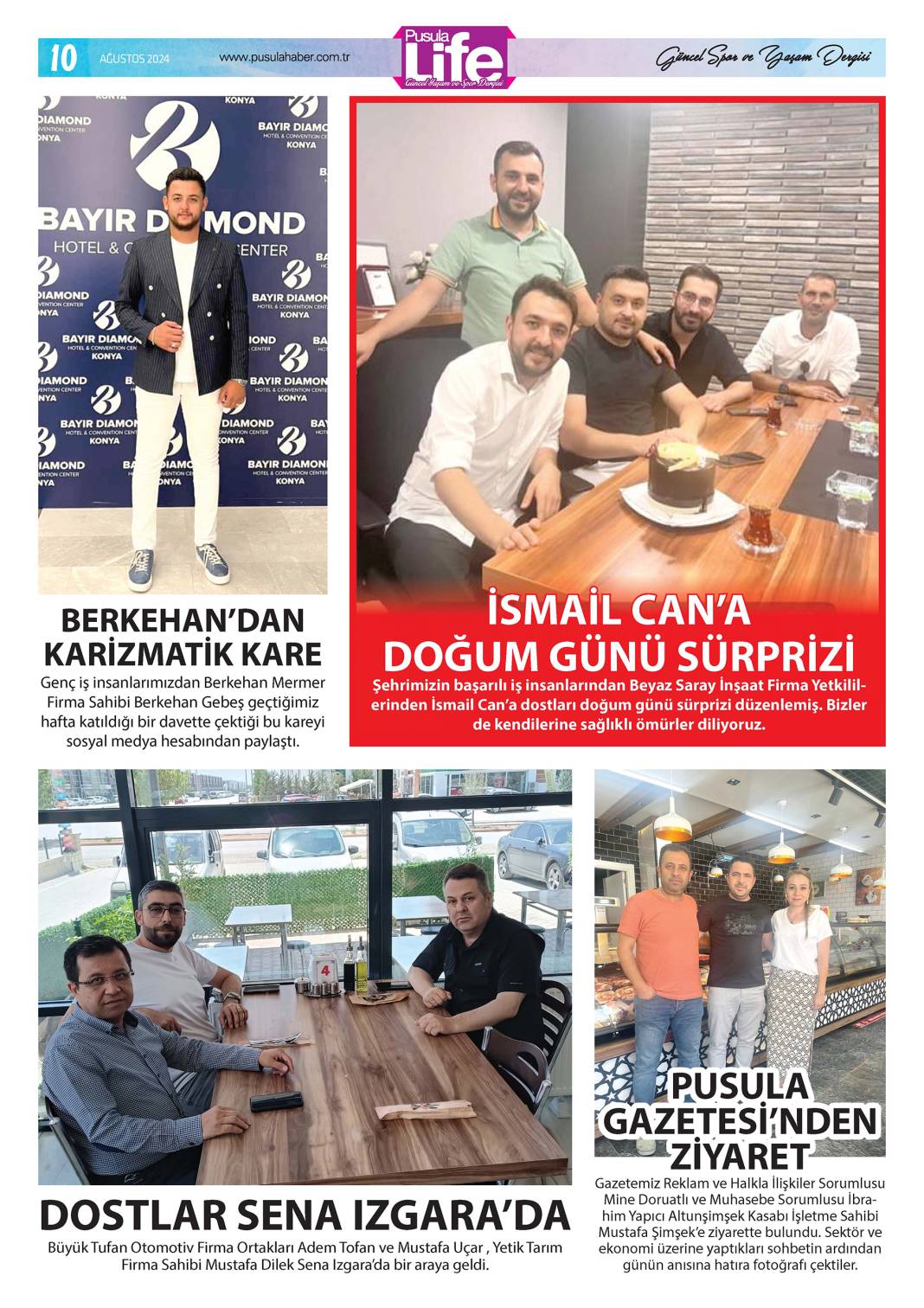 Konya'nın kültür ve magazin dergisi yeni sayısıyla okurlarıyla buluştu 10